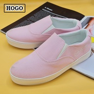 [ส่งเร็วพิเศษ!] Hogo รองเท้าสลิปออน รองเท้า Slip on รองเท้าผ้าใบผู้หญิง รองเท้าผ้าใบสลิปออน รองเท้าแ