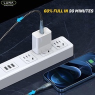 Luna Kabel Data Type C to Lightning 20W Cable Data Fast Charging Power