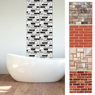 Tile 3D Brick Sticker Self-adhesive Wall Panel Decals Home Room Decor Kitchen