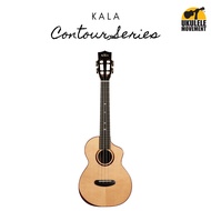 Kala Contour All Solid Gloss Spruce Rosewood Tenor Ukulele with Cutaway (gigbag included)