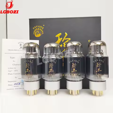 PSVANE EL34-Z Vacuum Tube Upgrade EL34C 6CA7 6P3P 6L6 EL34 Electronic Tube Amplifier Kit DIY HIFI Au