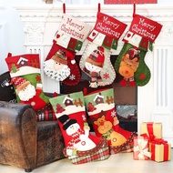 Christmas Socks Gift Bag Large Gift Bag Santa Claus Socks Decoration Candy Bag Christmas Gift Bag