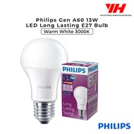 PHILIPS 13W/100W LED LONG LASTING BULB E27 (WARM WHITE 3000K)