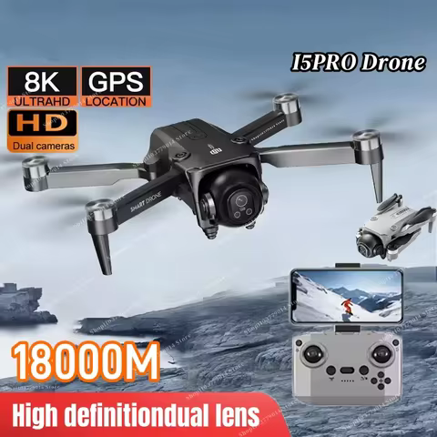 I5 Pro Drone Professional 8K Camera 5G WiFi FPV UAV Screen Remote Control and Obstacle Avoidance Qua