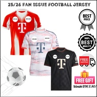 (Top Grade) Bayern_Munchen_Munich FC Bayern Home Kit Football Jersey 2025/26 24/25  Jersey Bola Jers