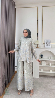 Eliza setcel Glamz fashion muslim baju+celana premium ori