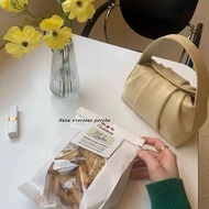 Korea Daigou Direct Mail Atelier de LUMEN Yooner Same Style Cloud Bag Pleated Cowhide Portable Messe