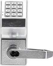 Alarm Lock DL2700IC26DY Trilogy Electronic Digital Lever Lock with Interchangeable Core for Yale Prep Satin Chrome Finish