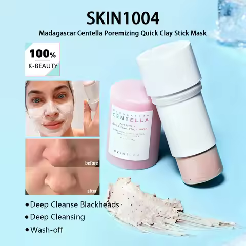 SKIN1004 Madagascar Centella Poremizing Quick Clay Stick Mask,Mattifying,Intensive Pore Cleansing,K-