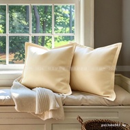 60 Count Cotton Pillowcase Bedroom Bedside Square 65x65 Large Backrest Cover Cushion 45 Without Core