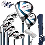 PGM Men's G300 Type Complete Golf Club Set - Titanium #1 Driver, Draw-Biased Hybrid, High-Strength 9