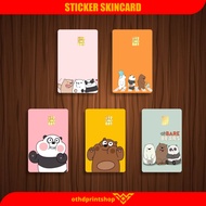 Atm Card Skin Sticker WE BARE BEARS Special Edition | Othdart