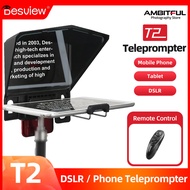 Bestview T2 Big Screen Prompter Professional Interview Teleprompter Anchorman Host for DSLR ForSmart