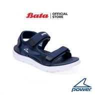 Bata บาจา ยี่ห้อ Power รองเท้าแตะรัดส้น รองเท้าลำลอง รองเท้ารัดส้น สำหรับผู้ชาย รุ่น Parker สีกรมท่า