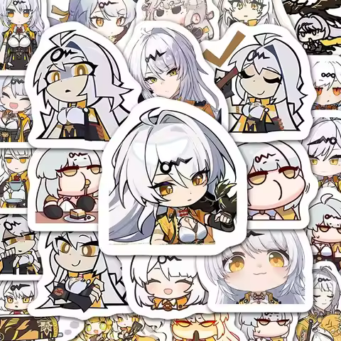 60Pcs Zenless Zone Zero Yixuan Anime Student Stickers Decoration Laptop Phone Suitcase Notebook Labe