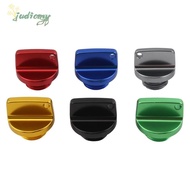 JUDICMY Motorcycle Oil Cap, Aluminum CNC Oil Plug, Engine-Part Universal Screw-On Engine Crankcase C