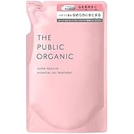 The Public Organic Treatment Refill, Super Positive, 13.5 fl oz (400 ml), Amino Acids, Aroma, Essential Oils, Additive-free, Hair Care, Non-Silicone, Made in Japan