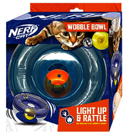NERF - 貓貓追逐擺動碗玩具 (內有發光LED球及小鈴球)