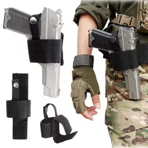 Outdoor Concealed Carry Waist Gun Holder Lightweight Compact Double-Ended EDC Pouch Modular Universa