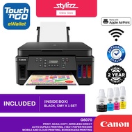 CANON REFILLABLE TANK PRINTER G6070 GX6070 GX7070 PRINT SCAN COPY FAX* WIRELESS/ GX5070 PRINT ONLY -