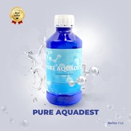 Pure Aqudes | Water Destiled | Aquadest (Air Suling / Destilasi) 1 Ltr