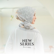 Jilbab Kerudung Paris HARRAMU Motif Sadafa Segiempat Voal Premium Hijab Krudung Printing Lasercut