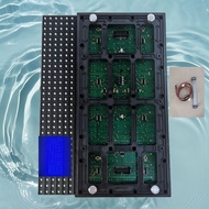 Led running text module P10 smd single colorbiru