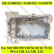 OE 31480325 High Quality Auto Engine Parts Aluminium New Oil Pan for S60 S80 S90 V60 XC60 XC70 XC90 