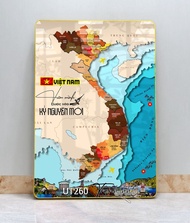 Bản đồ 34 tỉnh 3D Tranh bản đồ 34 tỉnh việt nam 3d tráng gương bản đồ gỗ 3D tráng gương 34 tỉnh Việt