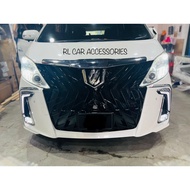 Toyota alphard 2008 2009 2010 2011 2012 2013 2014 anh20 front bumper grill grille led daylight cover