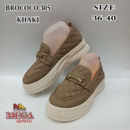 TERBARU SEPATU WANITA MEREK BROCOCO 305 KHAKI