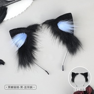 Ready Stock Dalmatian Dog Headband Plush Simulation Animal Ear Comic Exhibition Performance Props He