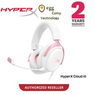 HYPERX CLOUD III GAMING HEADSET WHITE/PINK 9W1Q4AA
