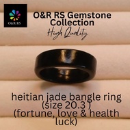 O&R RS heitian jade bangle ring(s20.3)