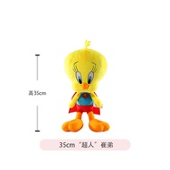 35cm Tweety Bird (100th Anniversary Series) Plush Toy Doll - Cute Cartoon Stuffed Animal for Birthda
