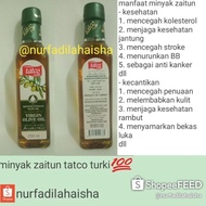 Ready Minyak Zaitun Tatco Asli Turki Dan Arab Saudi Kemasan Kaca