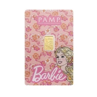 Gold Bar - PAMP Suisse Iconic Barbie™ 1g Gold Bar in Assay