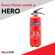 Falcon 2 KG Fire Extinguisher (1 Year Warranty)