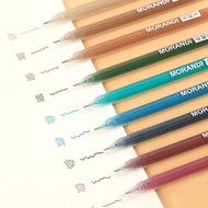 (Clearance) Howoo 9 Colours Morandi Retro Colour Gel Pen Drawing Pen Planner Diary Notebook Pen