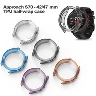 New Soft TPU Case compatible For Garmin Approach S70 Watch Protective Case Bumper Cover for Gamin Approach S70 42mm 47mm Watch Frame