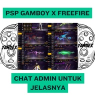 PSP GAMEBOY X GARENA FREEFIRE
