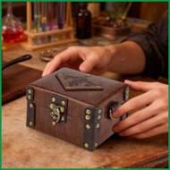 Cosplay Potion Box Vintage Costume Prop PU Leather Alchemy Box With 12 Potion Bottles for Women Men 