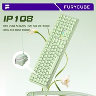 FURYCUBE IP108 Three-Mode Wireless Bluetooth Mechanical Feel Keyboard Gaming Office High-Value Wired