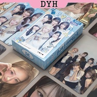 50pcs/box IVE Laser Card Photocard WONYOUNG Leeseo YuJin Kpop Album Lomo Cards Collection card