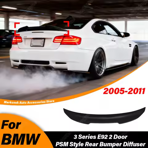 For BMW 3 Series E92 2 Door 2005 2006 2007 2008 2009 2010 2011 Automobile Trunk PSM Spoiler Wing Rea
