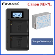 Palo ที่ชาร์จกล้อง NB 7L NB-7L แบตเตอรี่สำหรับ Canon PowerShot SX30IS G10 G11 G12