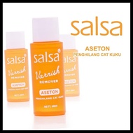 Salsa Varnish Remover Aseton - Penghilang Cat Kuku - Aseton Pembersih Kutek Salsa 40ml - Aseton Pemb