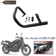CL 500 CL 300 Motorcycle Exhaust Pipe Guard Bumper Protection Muffler Crash Bar Fit For Honda CL300 