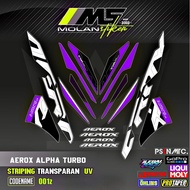 UNGU Decal Sticker Striping Variation Transparent Uv All New Aerox Alpha Aerox Turbo All New Aerox A