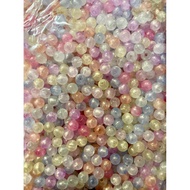 Round Beads (shining) 6mm/8mm (50gm/pack)